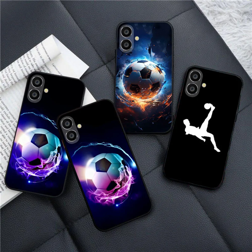 Matte Black Case For Infinix Infinix Note 7 8 10 11 11S 12 G96 30 VIP 40 S23 GT 20 NFC Pro KD-52 Love Football Superstars