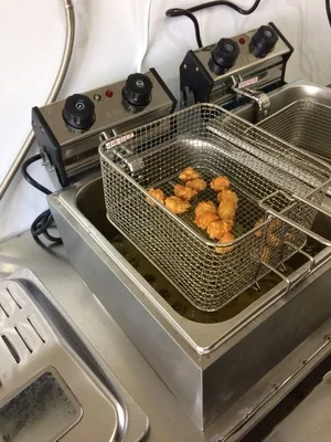 Produk Baru Mesin Goreng Silinder Ganda Penggorengan Listrik Ganda