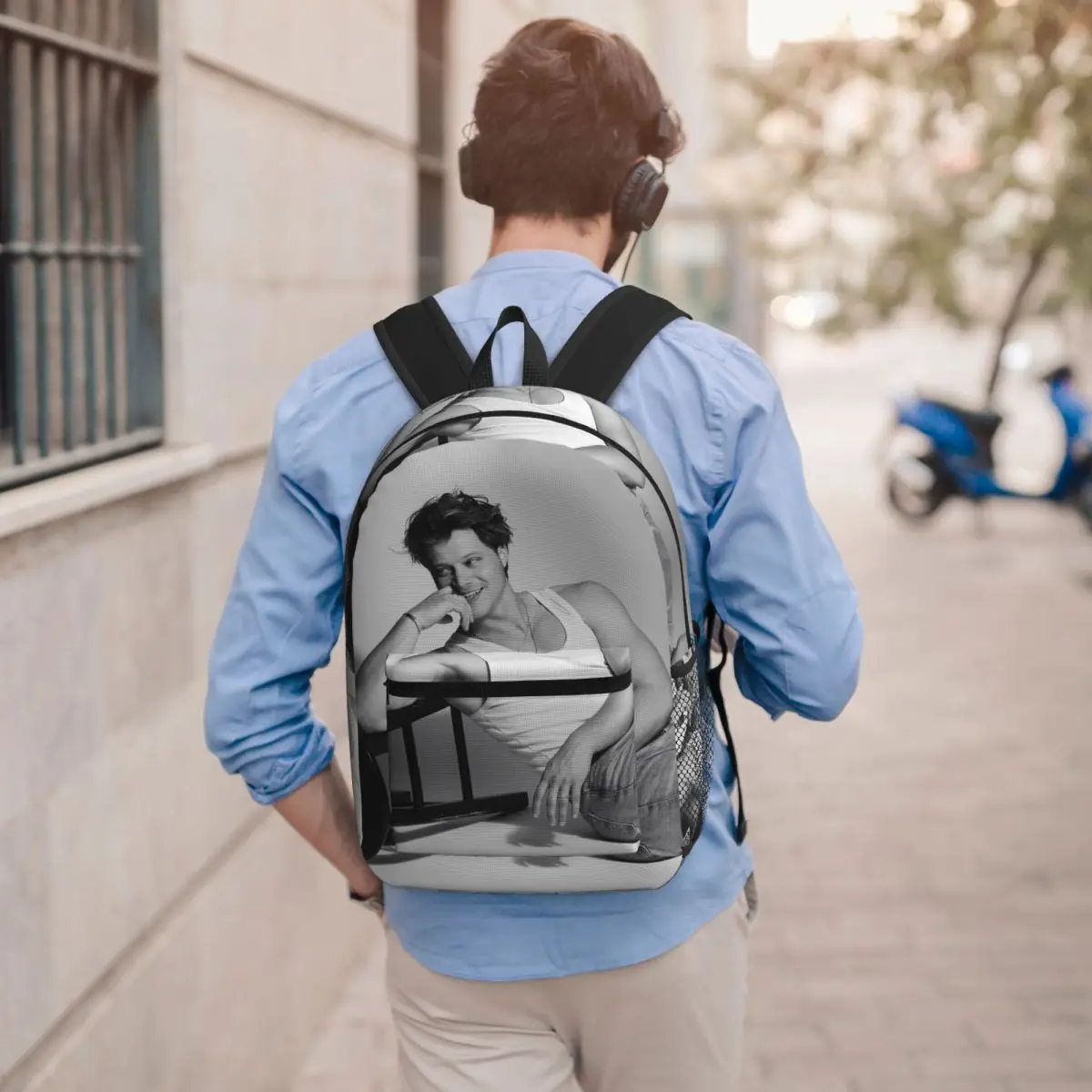 Soft Rudy Pankow JJ Maybank Poster Student Backpack School Bag Hiking Travel Daypack for Boys Girls Bookbag Shoulder Bags