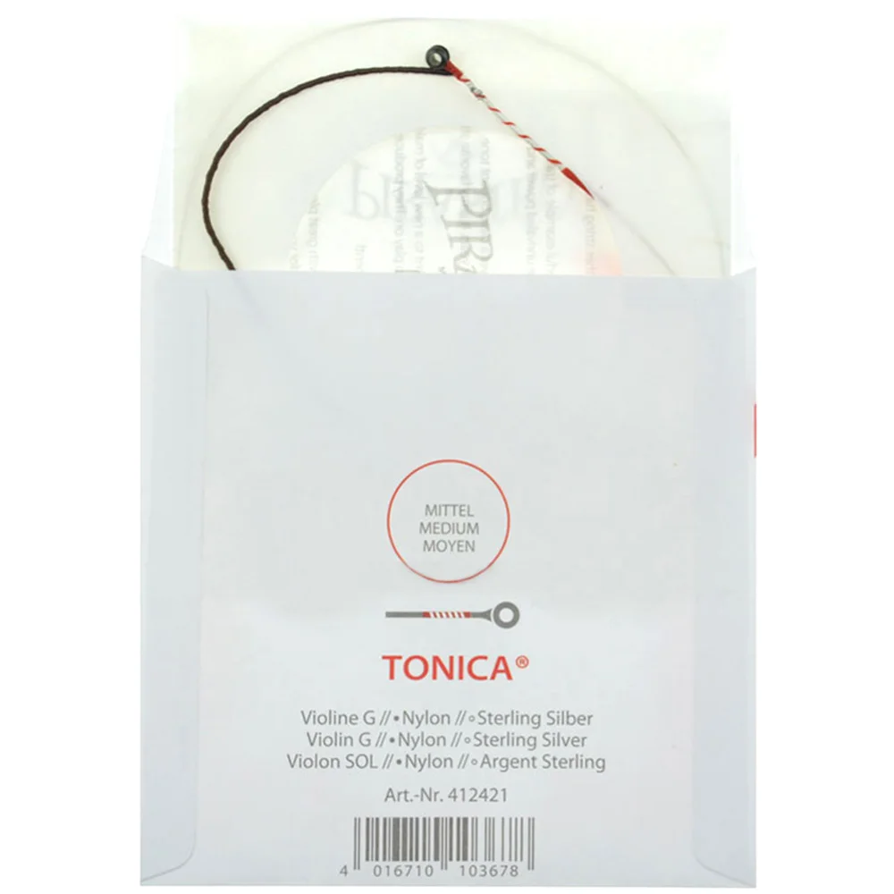 Pirastro Tonica Violin Strings Set, Full Size 4/4, Ball End, Original from Germany