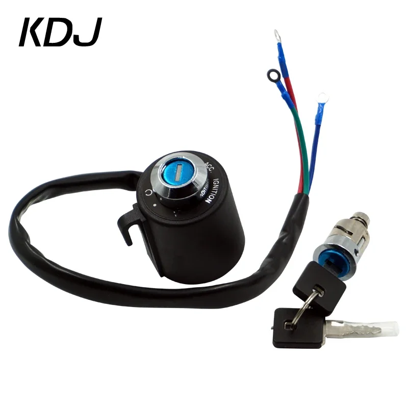 

Motorcycle Ignition Switch Lock W/ Keys 3 Wire Aluminum Set For Harley Sportster 883 XL 883 1995-2001 2002 2003
