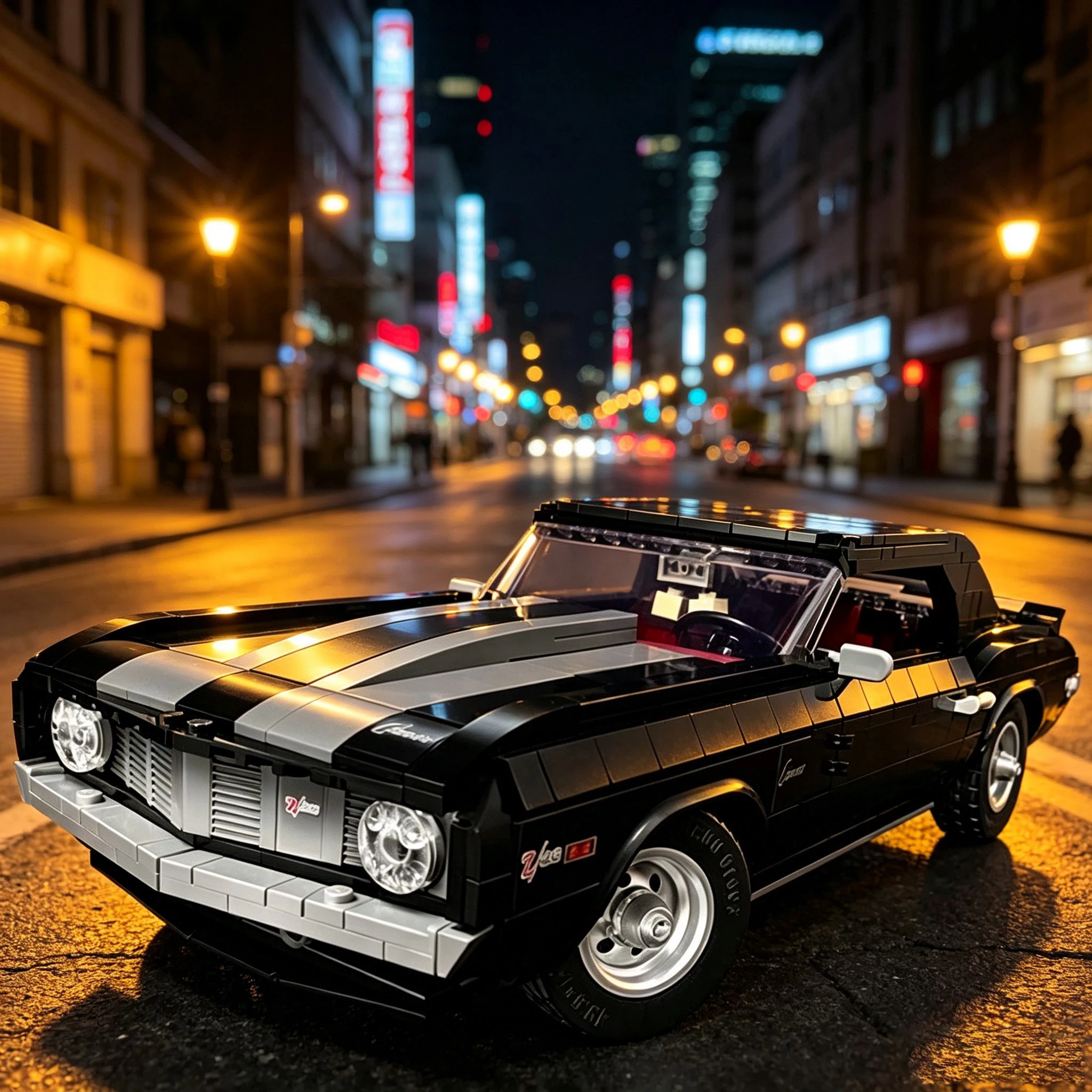 

Vintage Retro Muscle Sports Car Building Blocks Detailed Classic Car Model MOC Bricks Kit Gift For Adults Boys Car Enthusiasts