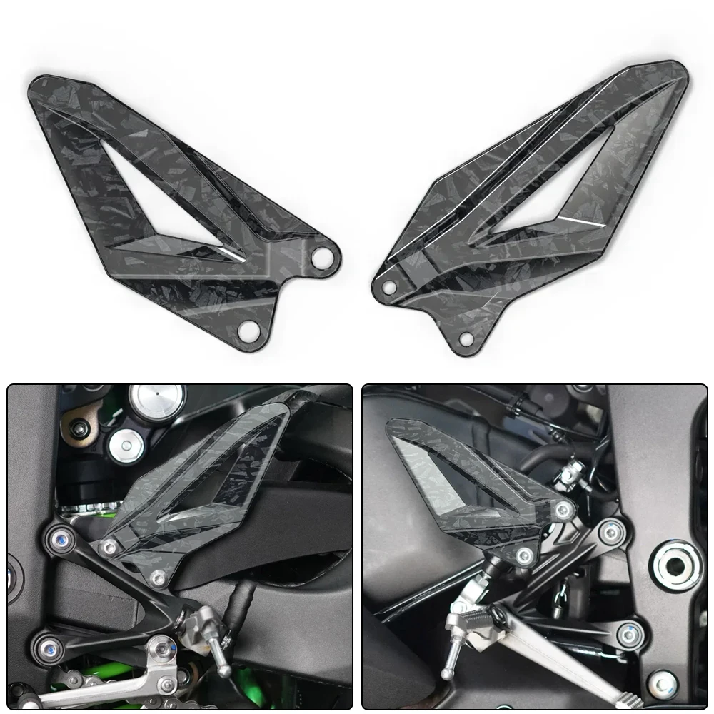 

Для мотоцикла Kawasaki ZX-6R 2009-2014, модифицированного с аксессуарами для защиты пятки с рисунком из углеродного волокна