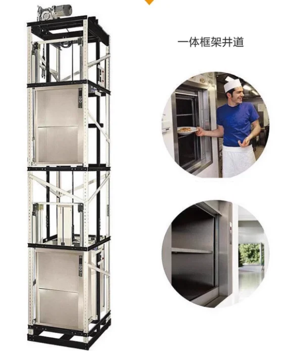 2026-استخدام المستودع خدمة البضائع نوع صينية البليت Dumbwaiter المصاعد اليورو رفع البليت خدمة الرفع