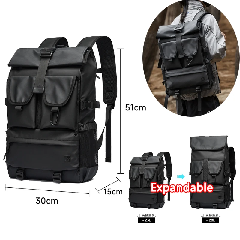 

Деловой рюкзак для поездок на работу, расширенный вместительный рюкзак для ноутбука, мужской рюкзак с несколькими карманами для альпинизма, Mochila, походный уличный рюкзак