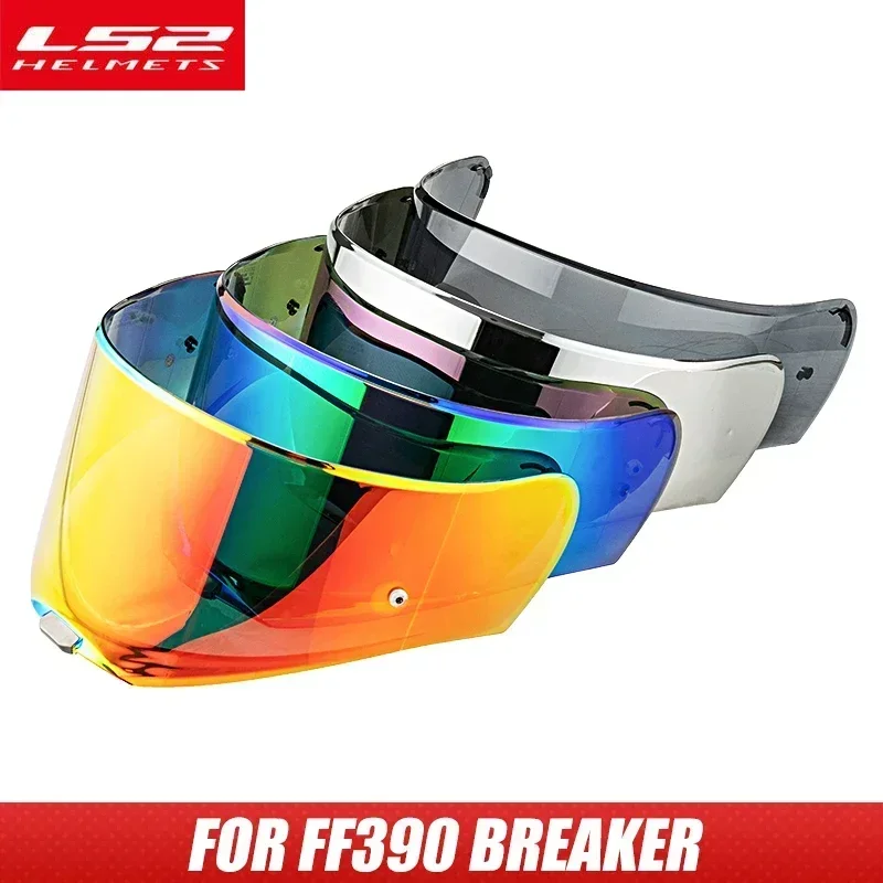 LS2 FF390 Breaker lente de casco de cara completa, visera adicional con orificios de película antivaho, solo para cascos de motocicleta LS2 FF390