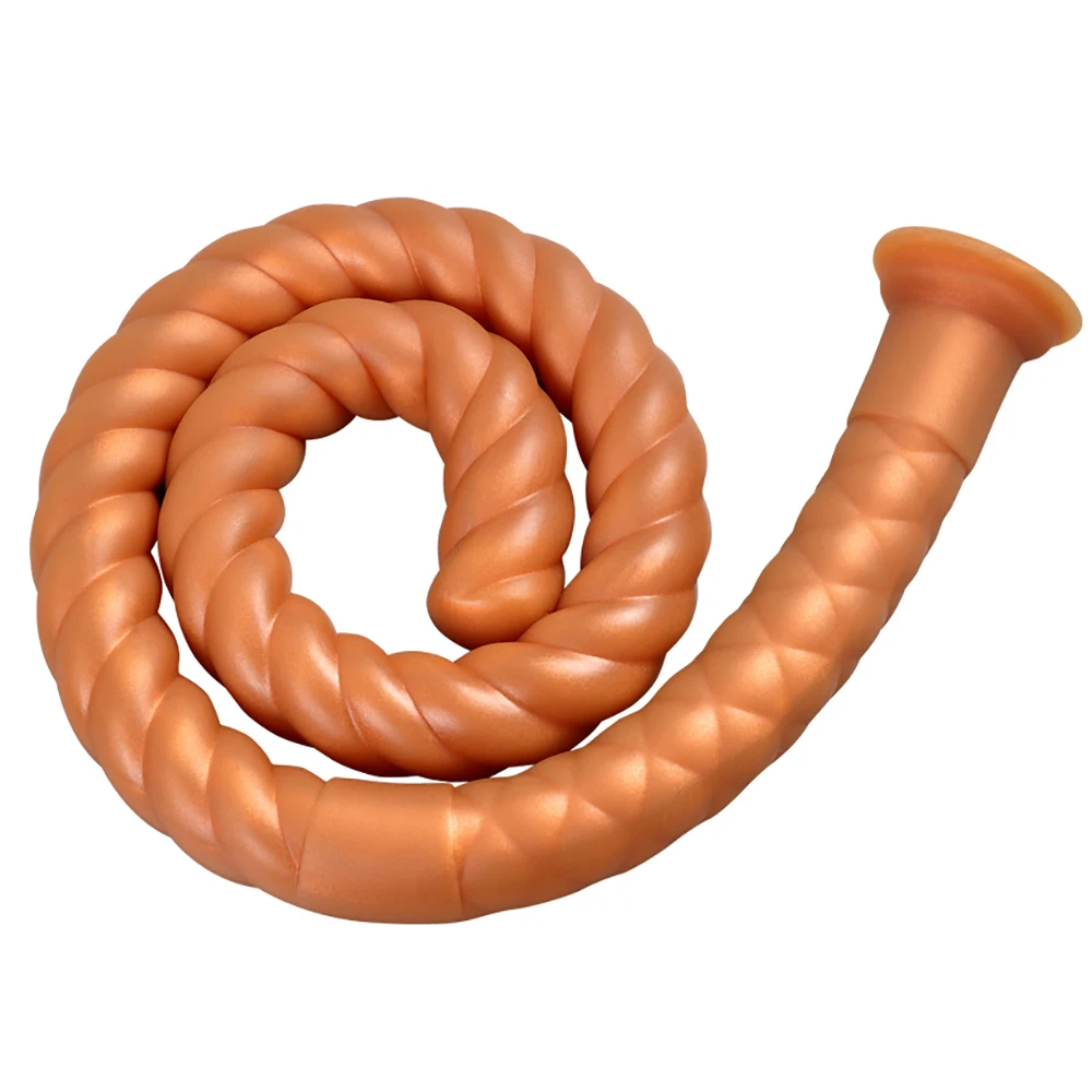 31.49 Inch Extra Long Liquid Silicone Anal Plug Dildos Stimulate Anus and Vagina Soft Anal Dilator Sex Toys for Women and Men