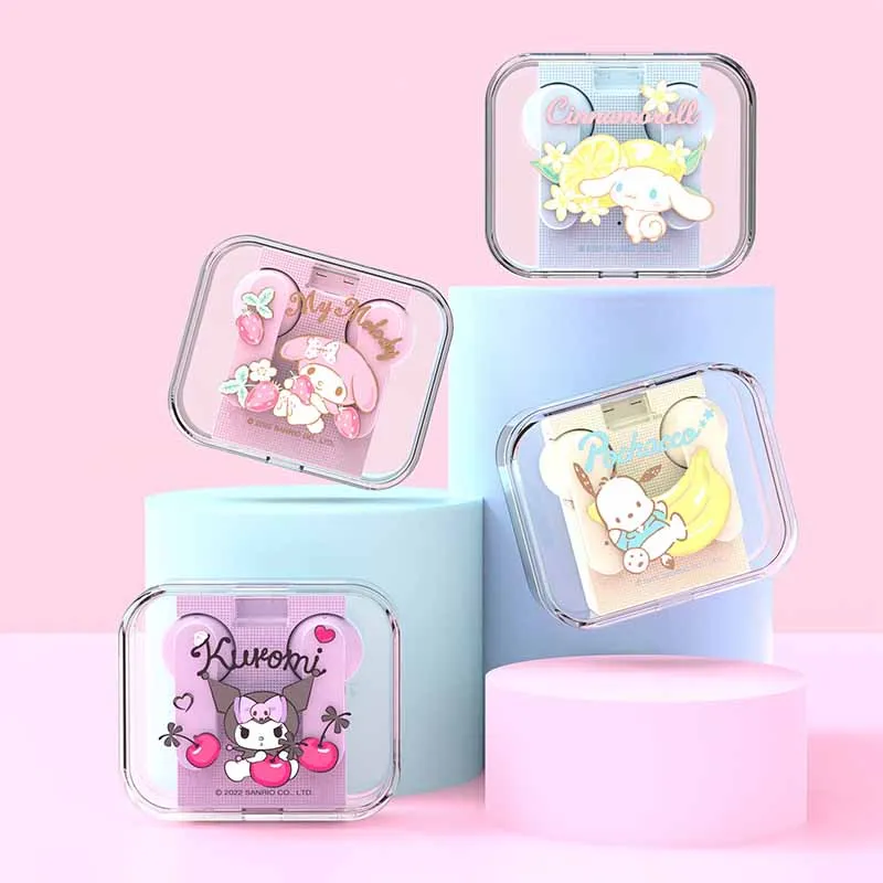 

Cartoon My Melody Cinnamoroll Kuromi Pochacco Anime Wireless Bluetooth Headset Fruit Series Cute Noise Reduction Portable