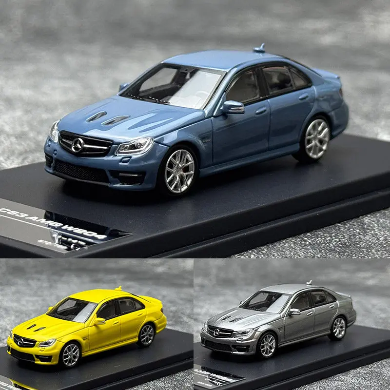 

KING MODEL 1/64 C63 W204 Alloy Car Diecasts & Toy Vehicles Car Model Miniature Scale Model Car For Children