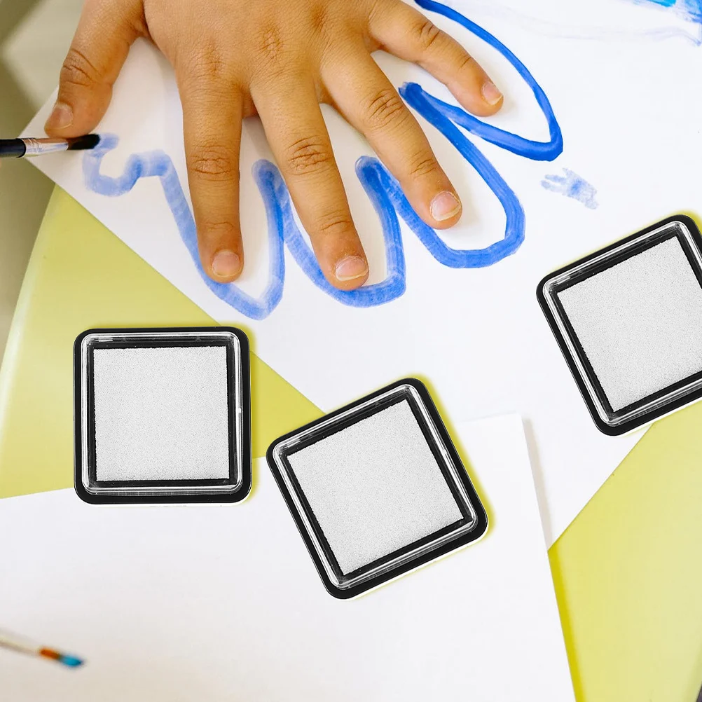 6 قطعة لوحة حبر فارغة لتقوم بها بنفسك ختم صنع المحمولة المدمجة قابل للغسل Inkpads لسكرابوكينغ النقش مكتب صياغة مشروع استخدام