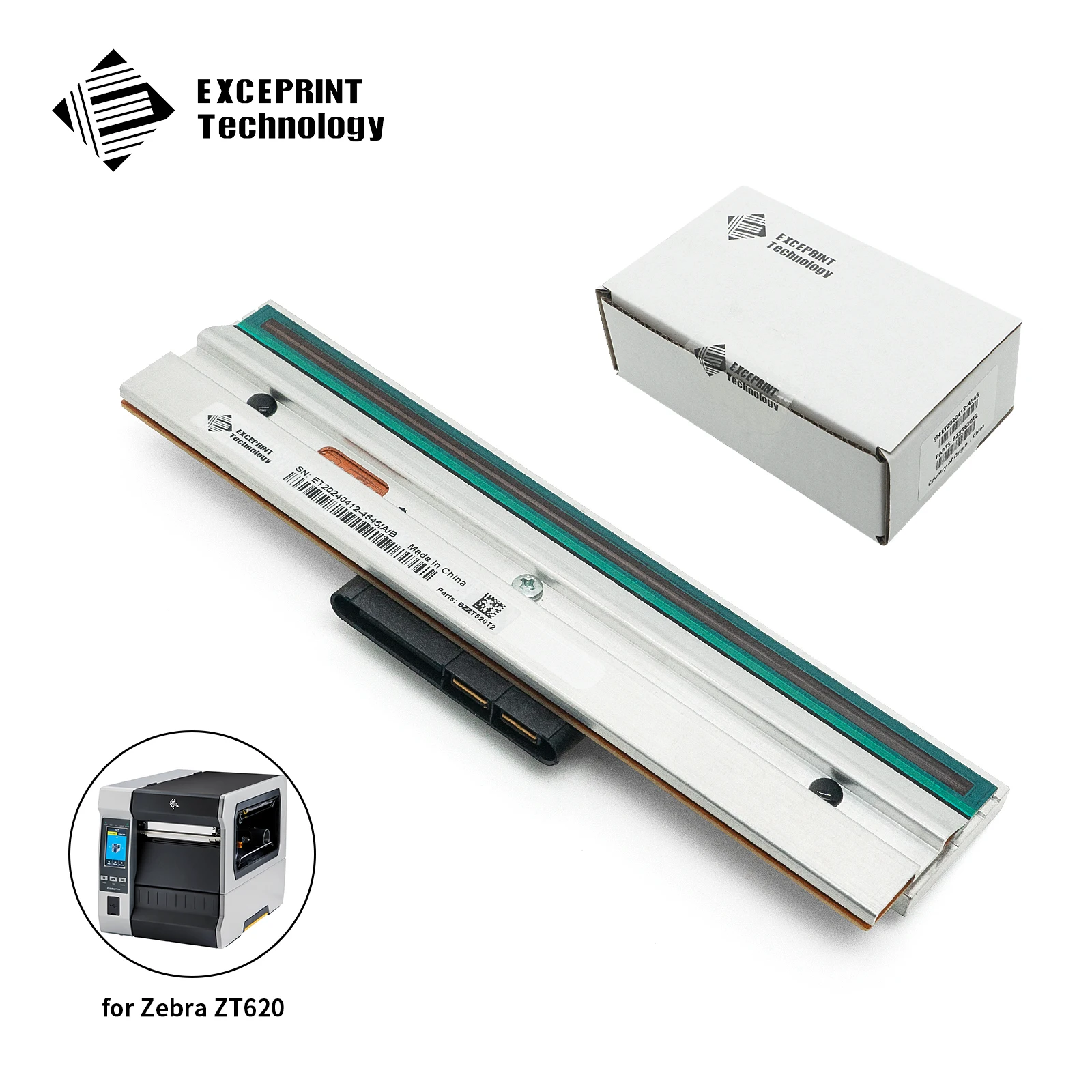 

P1083320-015 203dpi Thermal Printhead for Zebra ZT620 Barcode Label Printer,Brand New