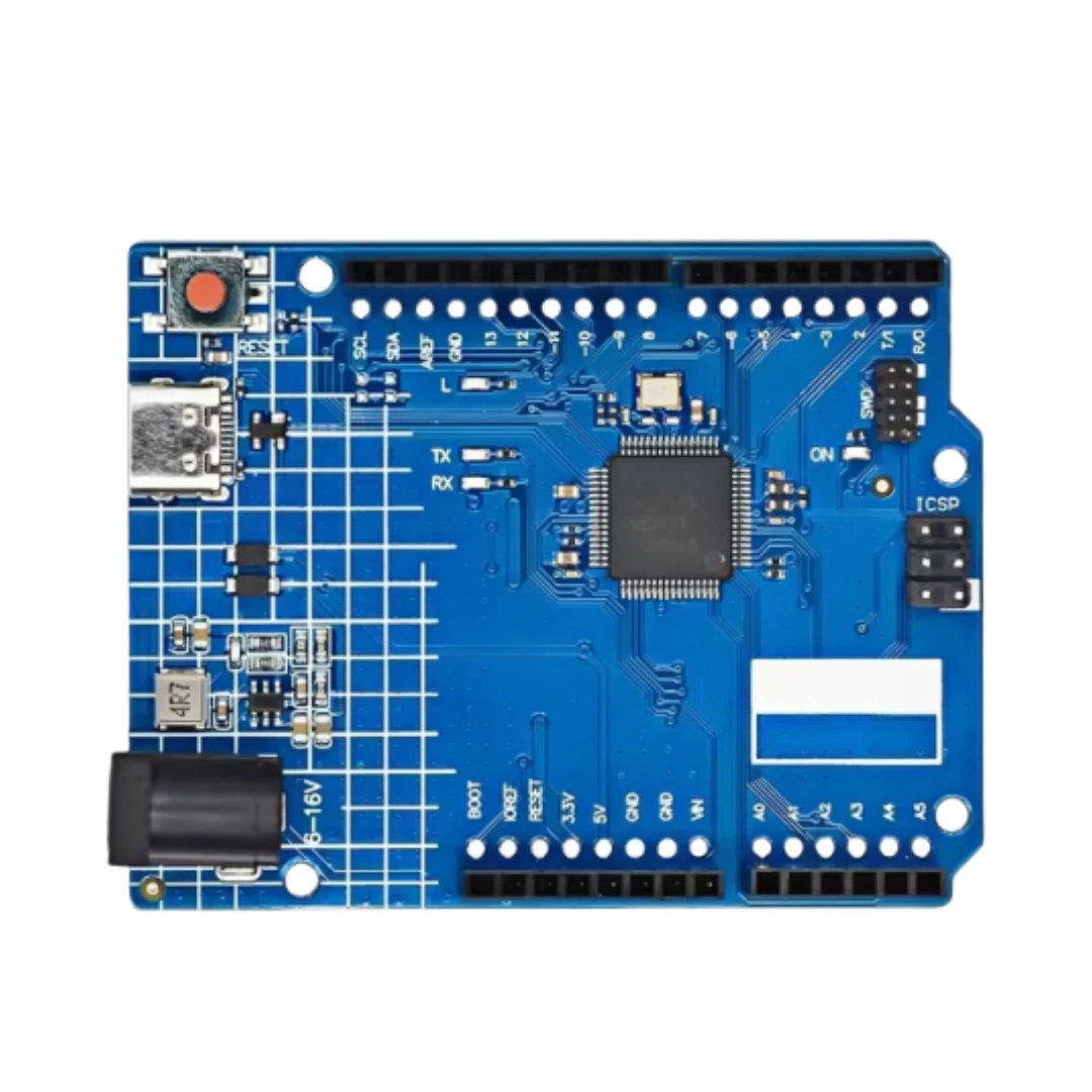 وحدة لوحة تطوير UNO R4 Minima WIFI لوحة أم رسمية متوافقة مع تحكم تعلم برمجة Arduino