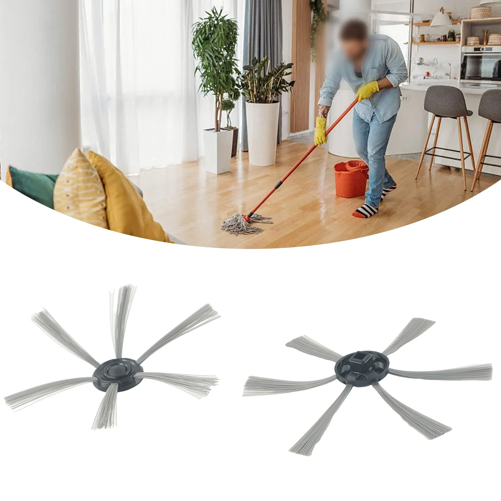 2pcs For Side Brush Brush For Vacuuming , for mini And Models.Sweeping Robot Vacuum Cleaner Spare Part 2pcs For