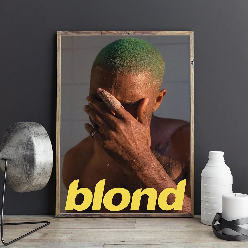 F-Frank Ocean Singer Blond Classic Vintage Posters Waterproof Paper Sticker Coffee House Bar Home Decor