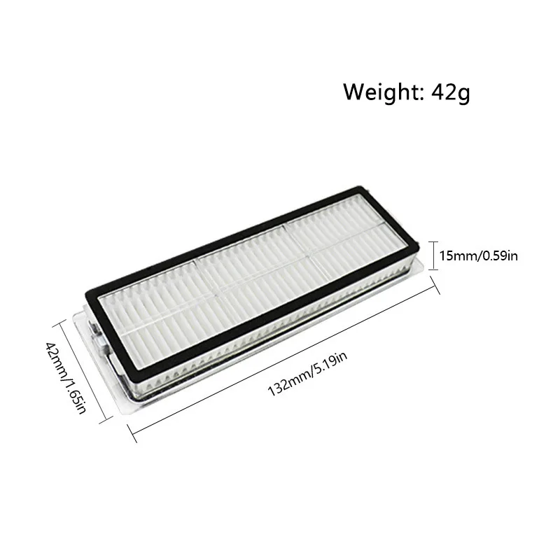 X20 Max D109GL para Xiaomi X20 Pro D102GL Mijia M30 D102 piezas de repuesto interiores de barrido filtros Hepa Robot aspiradoras