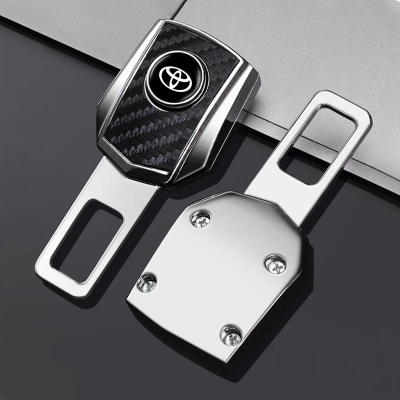 Car Seat Belt Clip Extender Safety Lock Buckle Plug Thick Insert Socket For Toyota Camry RAV4 C-HR Corolla Yaris Prado CROWM