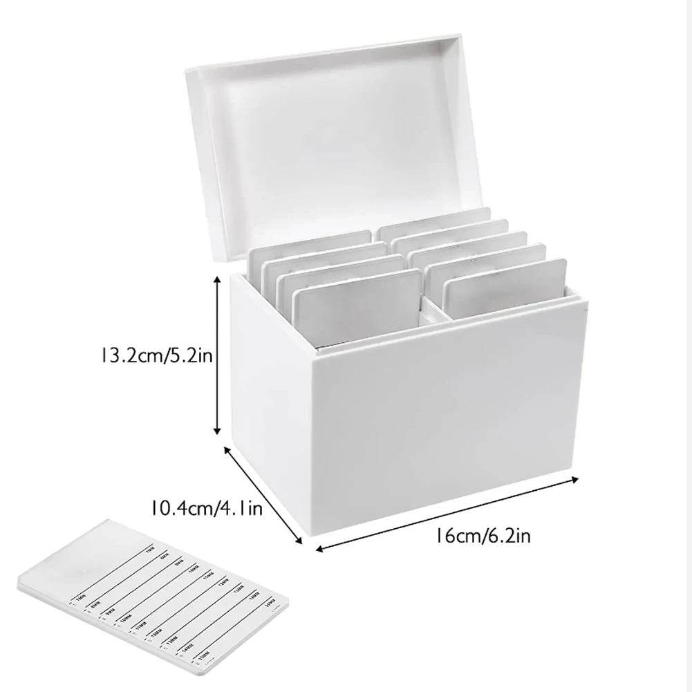 10 Layers Eyelash Storage Box No logo False Eyelashes Glue Pallet Lashes Holder Grafting Eyelash Extension Tool Makeup Organizer