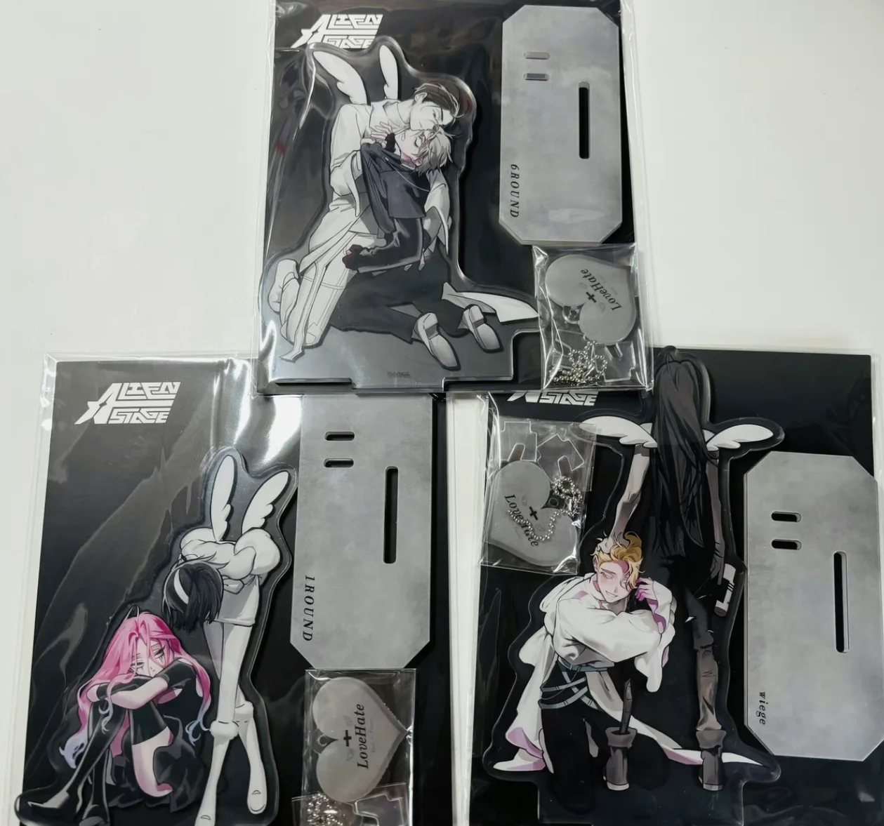 2025 신품 [공식 원본] 재고 있음 공식 한국 만화 Alien Stage Love Hate 아크릴 스탠드 San Yue Shou Luka Ivan Till