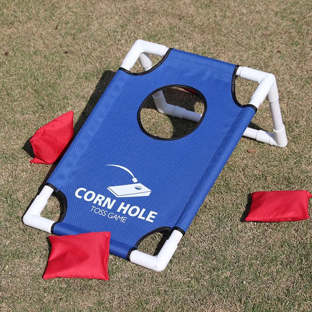 

Kids Toss Hole Camp Outdoor Carnival Cornhole Games Toy Set