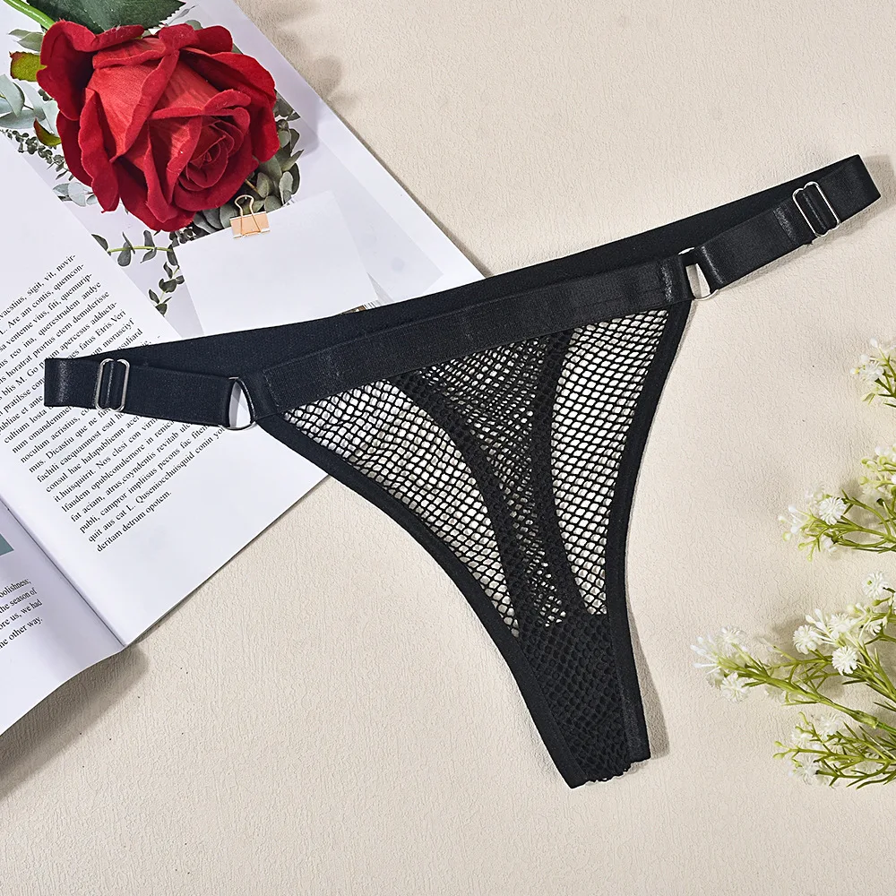 Sexy Strings Voor Vrouwen Ondergoed Verleidelijk Perspectief Mesh Slipje Ropa Interieur De Mujer