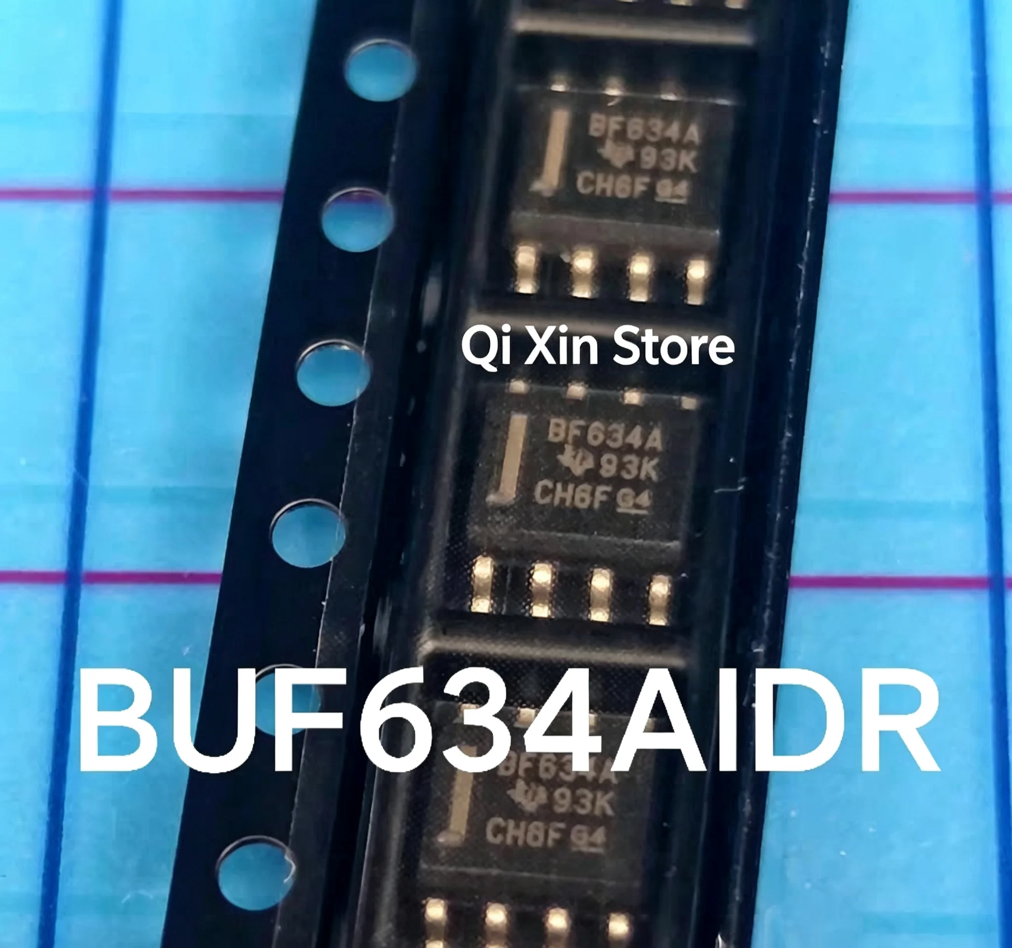 BUF634, BUF634AID, BUF634AIDR – Brand-new, factory-sealed high-speed buffer amplifiers in SOIC-8 packages