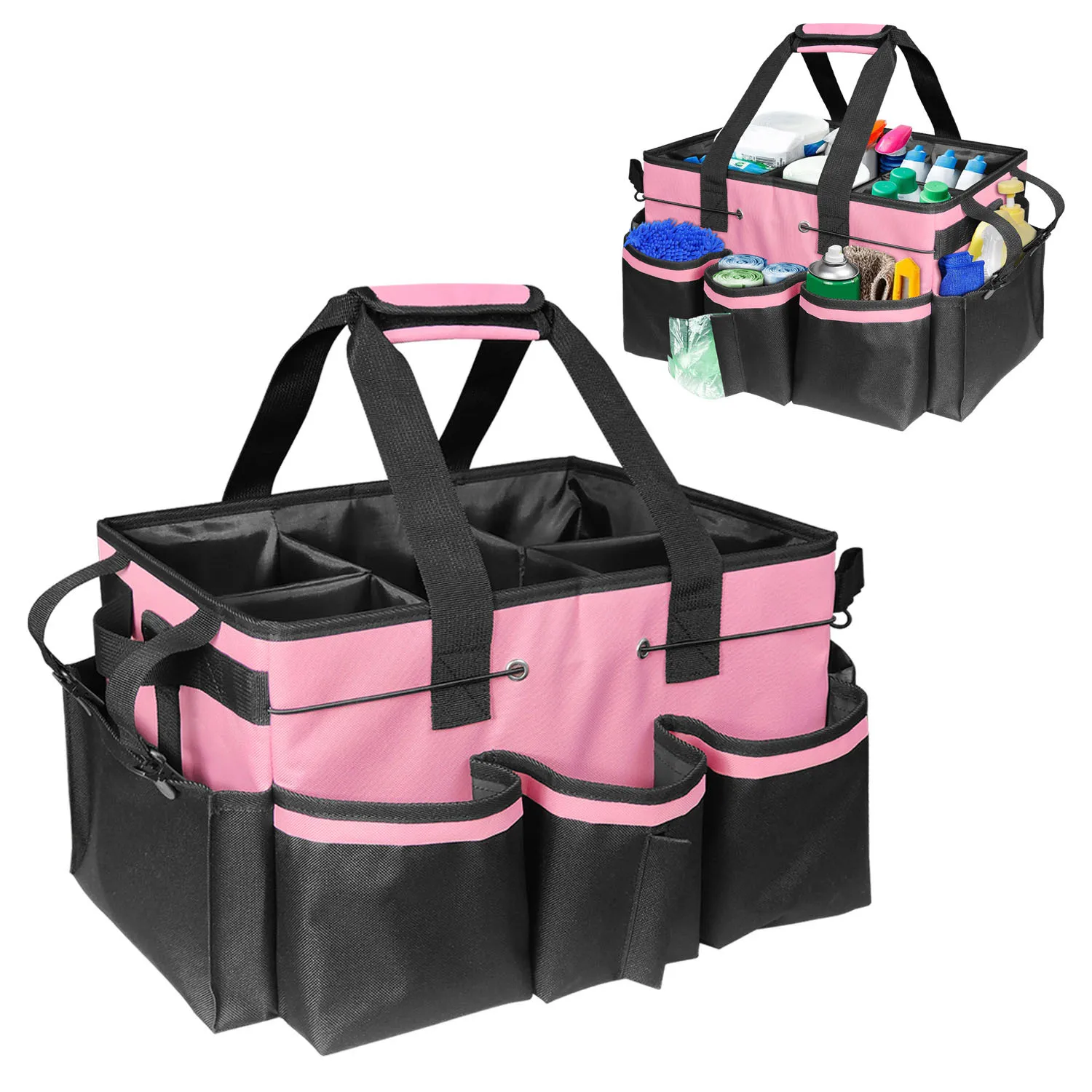 

Cleaning tools Storage box Crossbody cleaning backpack Large capacity portable cleaning belt