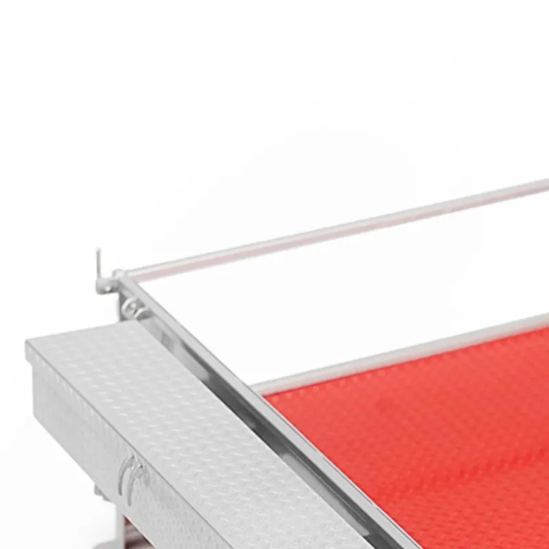 

New 1/14 LESU Hydraulic Lifting Tailboard Metal Trailer for RC Tractor Truck Lorry Painted Assembled Lights Model Toy Gifts