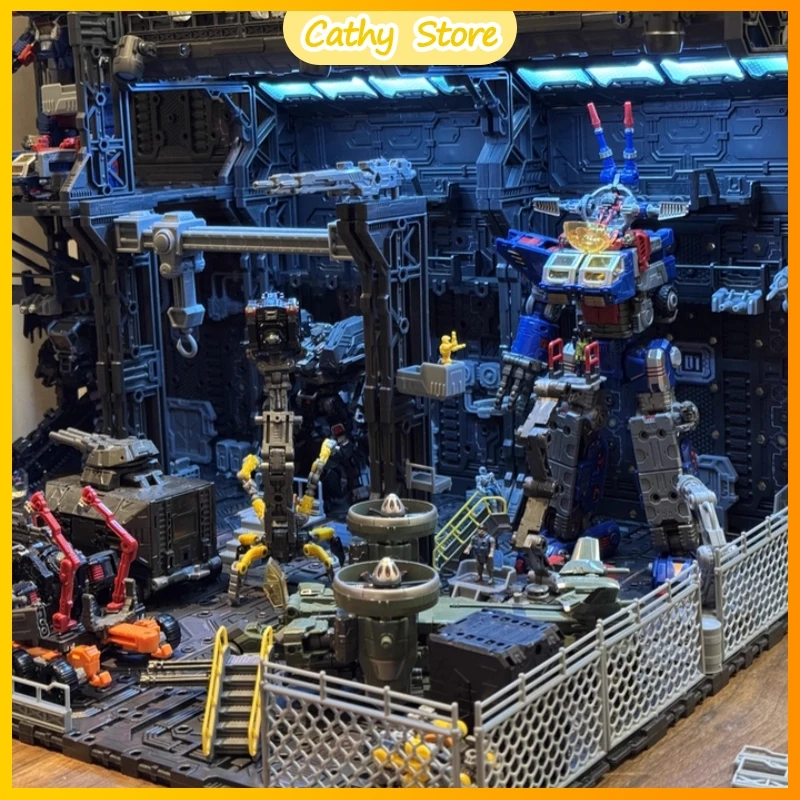 

In Stock Sib Base Scenario Series 1/60 Maintenance And Maintenance Crane Warehouse Command Center Light Group Model Diy Toy Gift