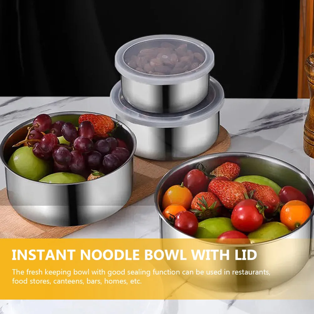 

Fresh Keeping Bowl Set Sealed Food Storage Container Portable Meal Box For Home Camping Kitchen Lightweight Lidded