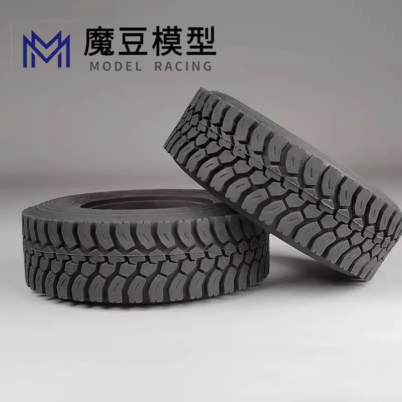 

Fury Bear 1/14 Tractor New Mud Floor Tire With 85mm Diameter Tire For Tamiya Lesu For Scania Man Actros Volvo Car Parts