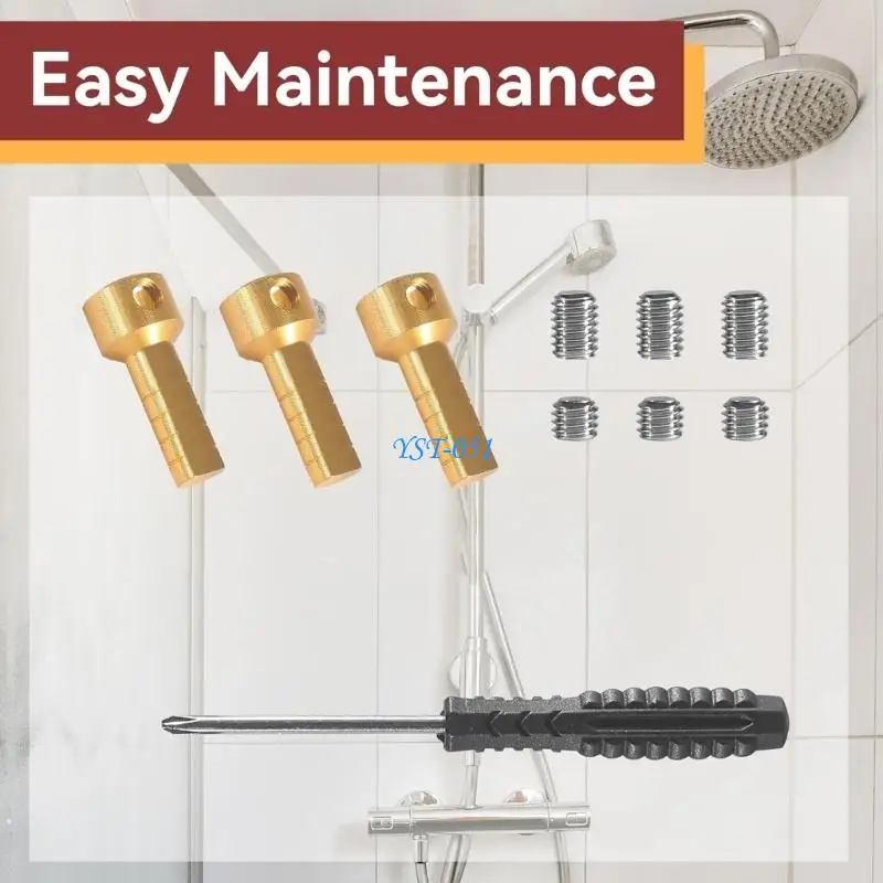 E15A Aluminum Extensions Universal Shower & Tub Fixture Extender Replaces RP75137 for Shower & Tub Handles Quick To Install