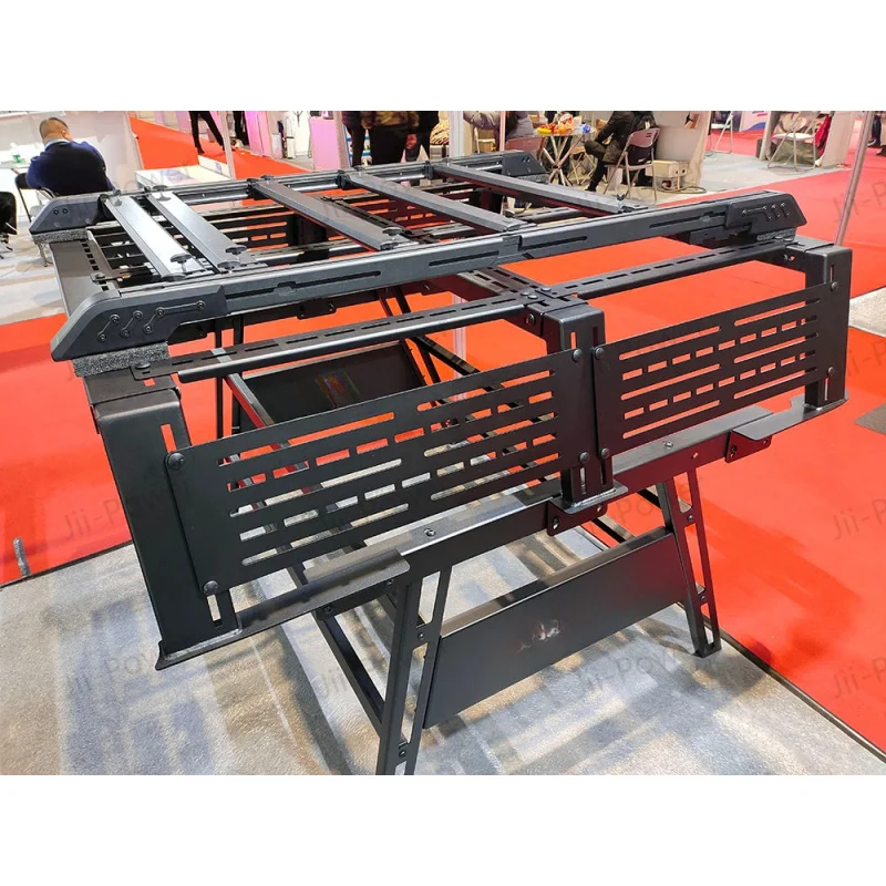 Adjustable Steel Roll Bar Truck Bed Rack With Ladder Universal Ute Tub Mod Accessories