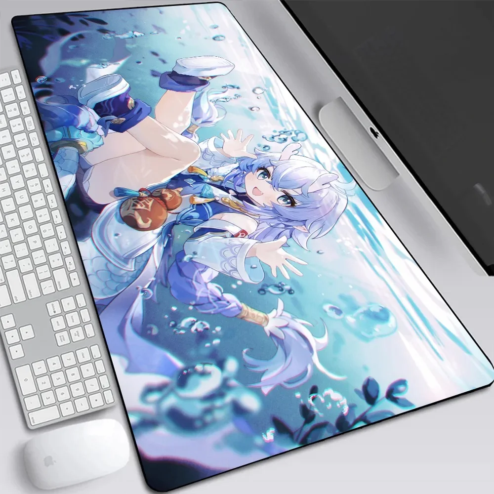 Honkai Star Rail Bailu Large Gaming Mouse Pad Computer Laptop Mousepad Keyboard Pad Desk Mat PC Gamer Mouse Mat Office Mausepad