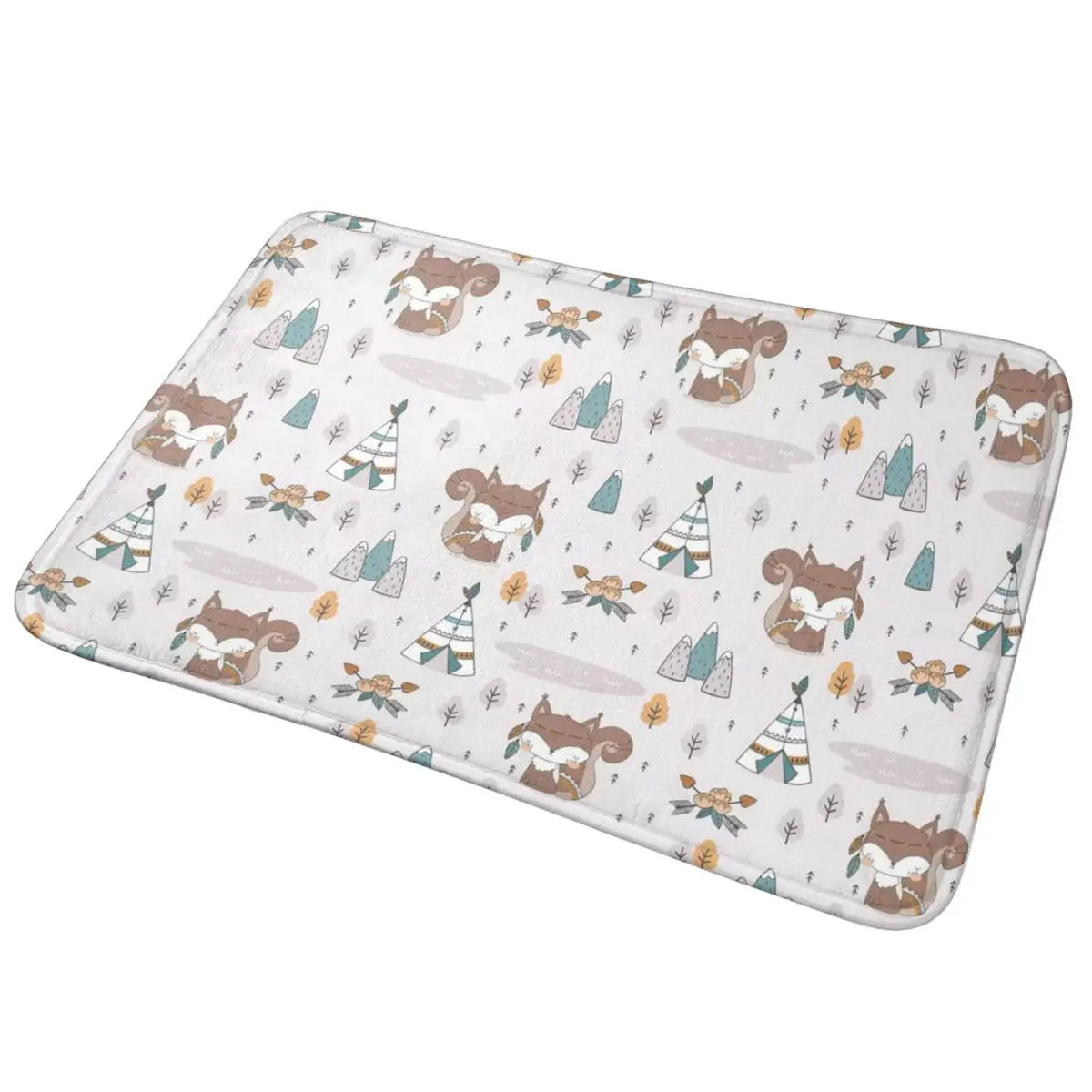 

Противоскользящий коврик с рисунком животного, кролика и пчелы, напольный коврик, пылезащитный ковер для кухни, входа, дома, спальни, коврики для ног