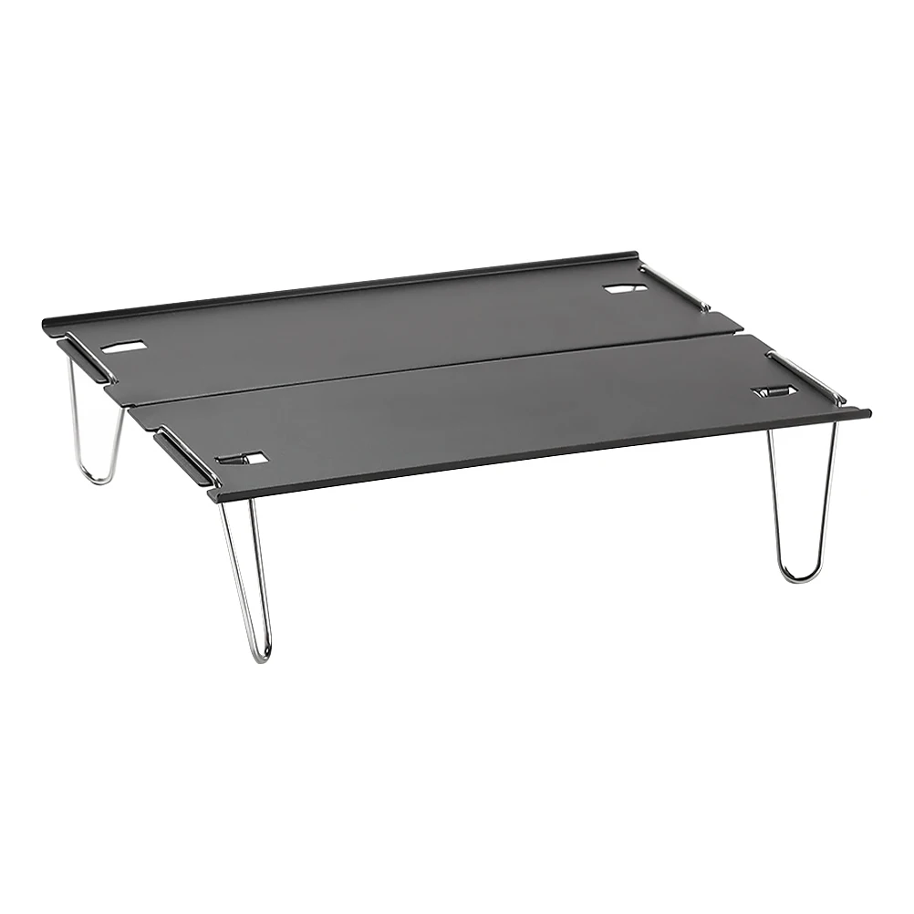 

Aluminum Folding Table Outdoor Camping Furniture Lightweight Portable Compact Picnic Beach Garden Tables for Travel Detachable