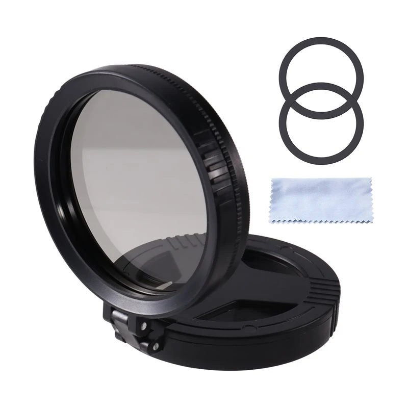N91R-Magnetic Phone ND Filter Kit 52Mm Adjustable For Iphone Android Smartphone Vlog Photography Camera Lens Clip- ND2 To 400