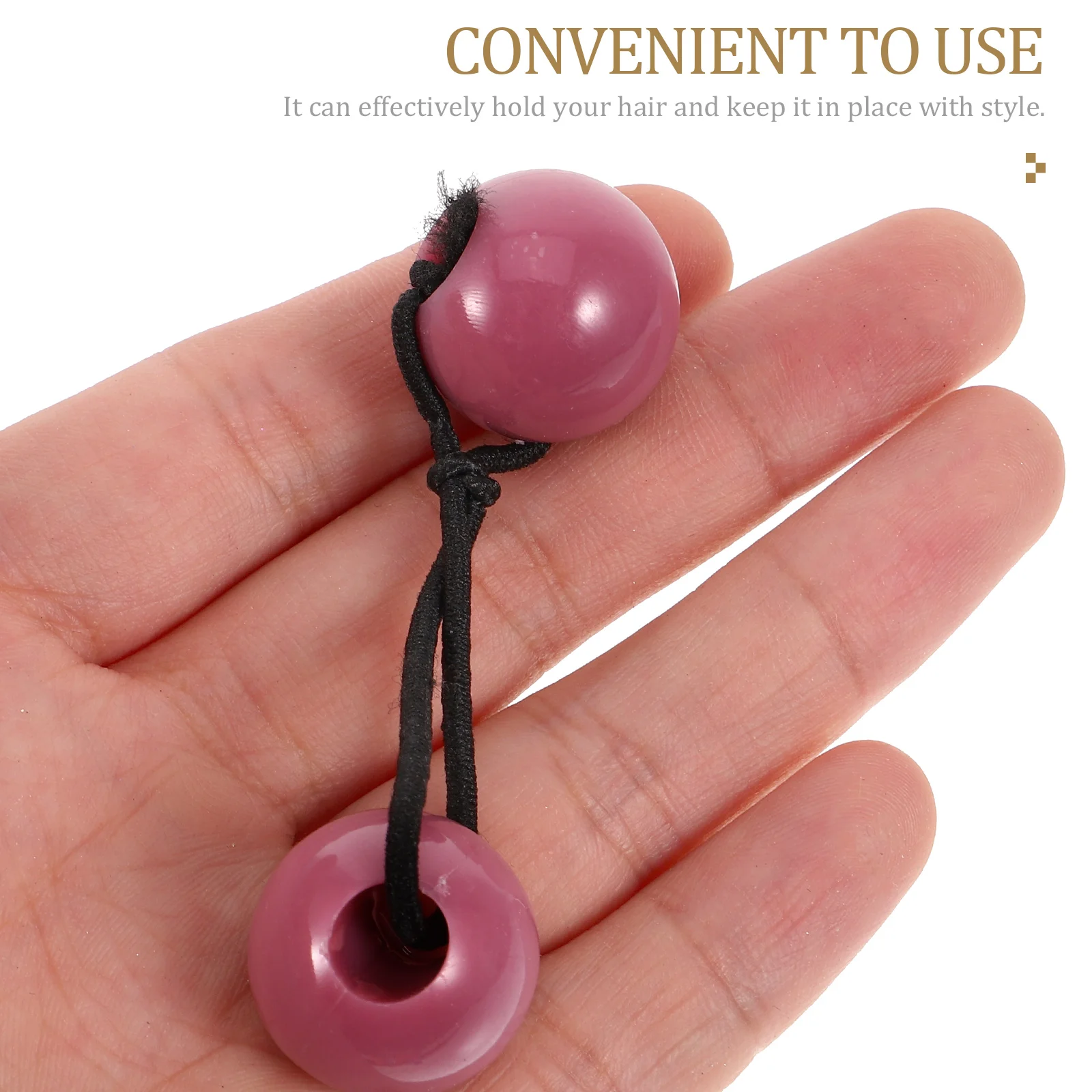 

24 pcs Kids Ties Double Ball Elastic Rope For Girls Cute Hair Accessories For Thick Thin Hair Party Wedding Gift