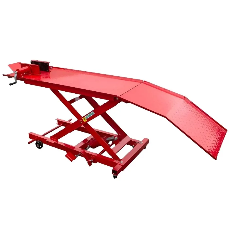 

2025 New StyleOsate 800LBS Heavy Duty Hydraulic Motorcycle Lift Table With CE Certification