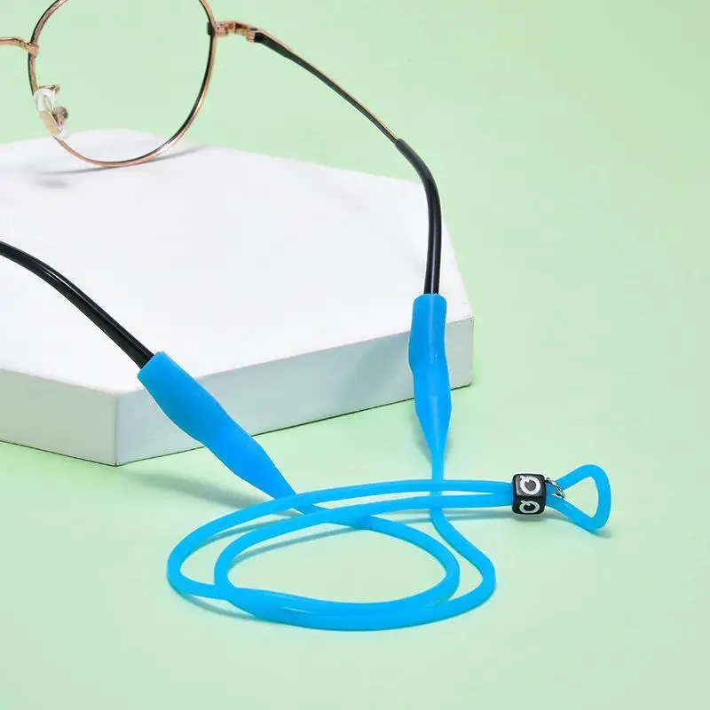 Silicone Children Glasses Chains Eyeglasses Adjustable Anti-slip Anti-fall Sunglasses Sport Band Cord Holder For Kids And Adult