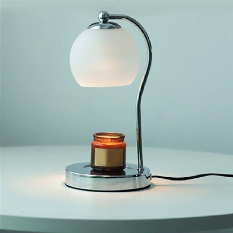 

A76K Glass Candle Warmer Lamp With Timer,Modern Wax Melt Warmer For Scented Wax,Candle Lamp Warmer For Jar Candles EU Plug Durab