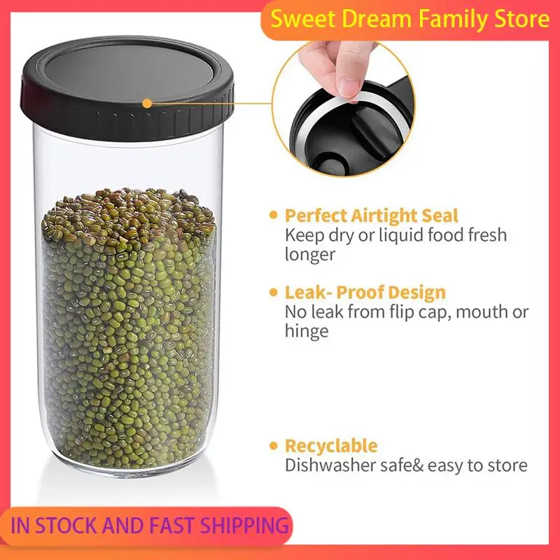 

SDFC-Wide Mouth Jar Pour Lids,20 Pcs Flip Cap Lid With Handle & 20 PCS Leak-Proof Seal Lids For Food Storage