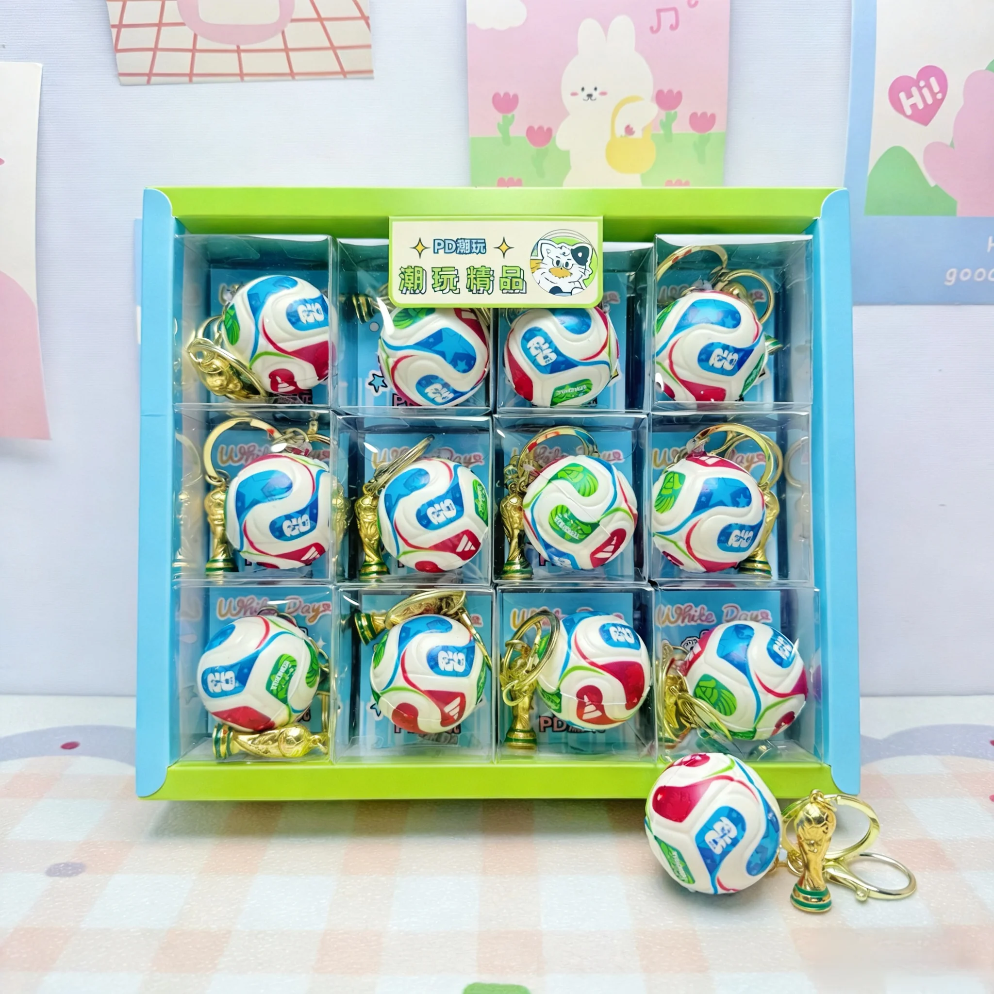 

Брелок-футбольный мяч США-Канада-Мексика 2026, подвеска-кулон в виде футбольного трофея из полиуретана, изысканный сувенир для фанатов, подарки, сувениры для вечеринок