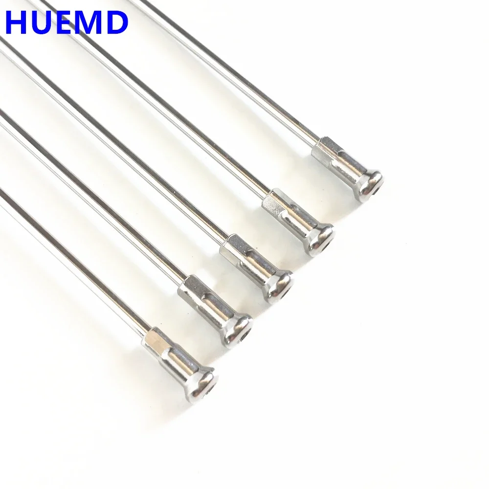 36pcs/lot Material 304 Stainless Steel 9G Diameter 3.5mm Length 100-235mm Motorcycle Spokes J-bend E-Bike Motor Spokes
