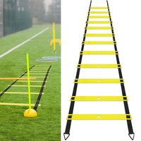 Sports Agility Ladder Football Adjustable Nylon Strap Jumping Ladder Speed Fitness Body Coordination Warm-Up Training Tool