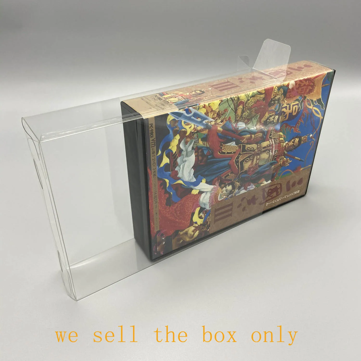 Transparent Box Protector for Koei Romance of the Three Kingdoms Collect Game Shell Storage Clear Display Case