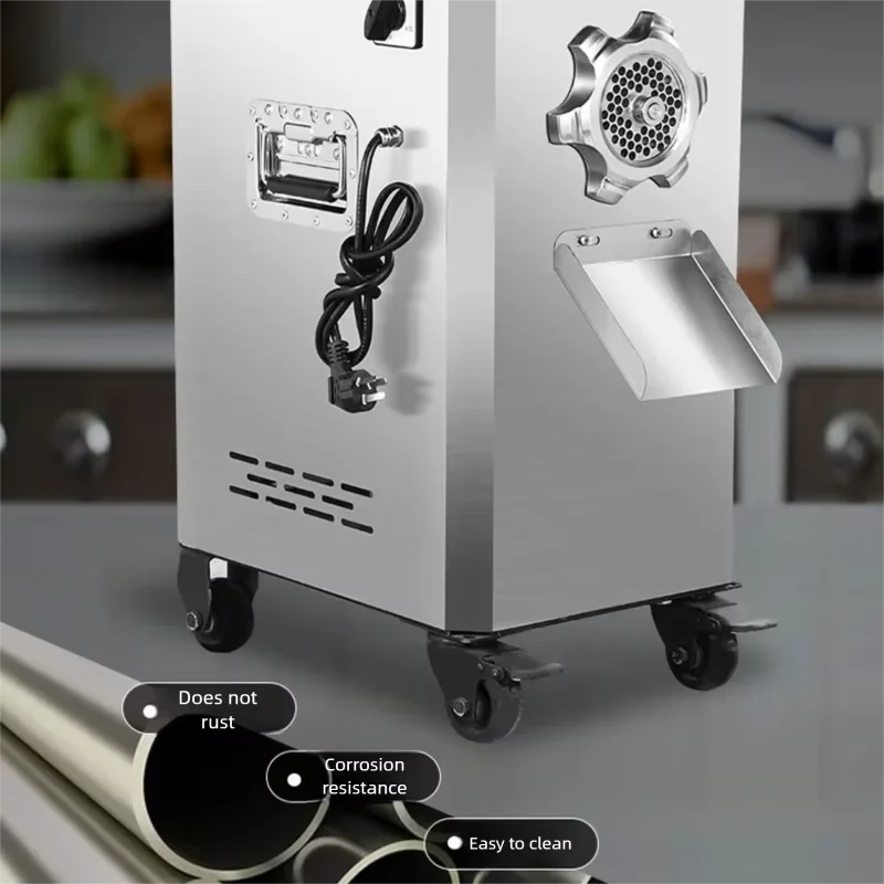 Commercial Meat Grinding Grinder Machine Restaurant Beef Mincing Machine