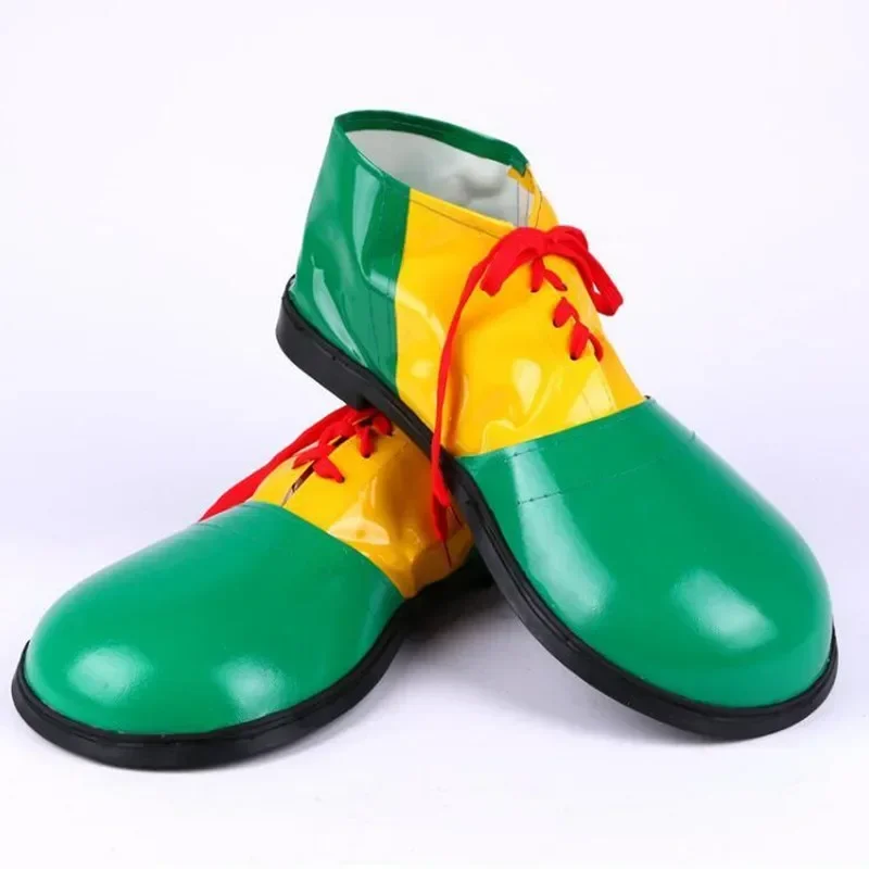 

Adult Women Man Leather Clown Shoes Cosplay Props Party Costume Carnival Birthday Gift Masquerade Halloween Easter