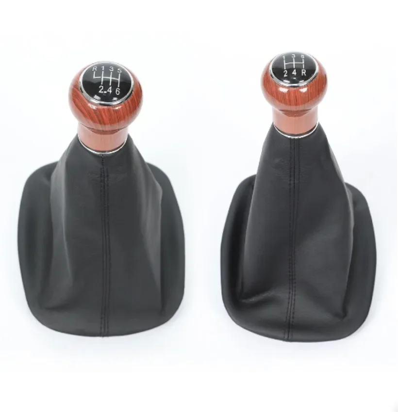 It Is Suitable Fit For Volkswagen Passat B5 Wood Grain Shift Handball Dust Cover Set Gear Lever Handle 1PC