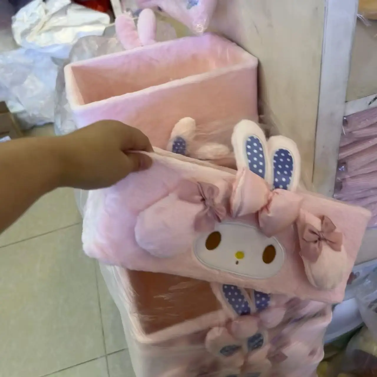 

Cute Sanrio My Melody Organizing Storage Baskets Case Student Girl Desktop Storage Container Storage Box Desktop Decoration Gift