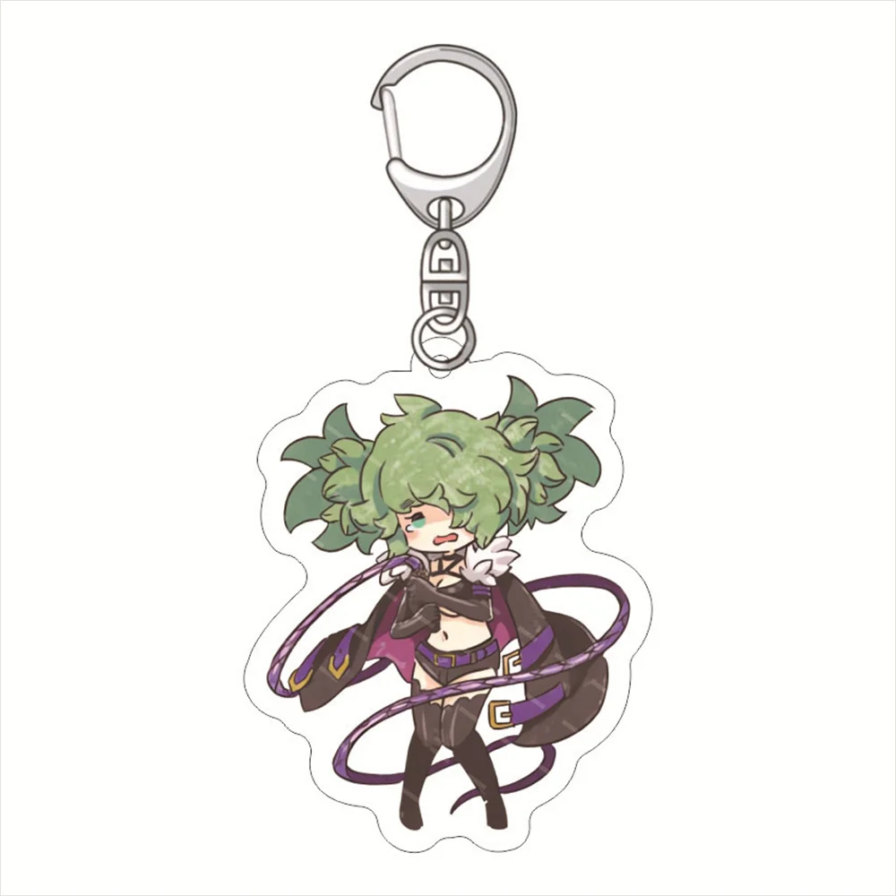 New Anime Etrian Odyssey Acrylic Character Keychain Cartoon Cosplay Model Doll Keyring Bag Car Funny Pendant Xmas firend Gifts